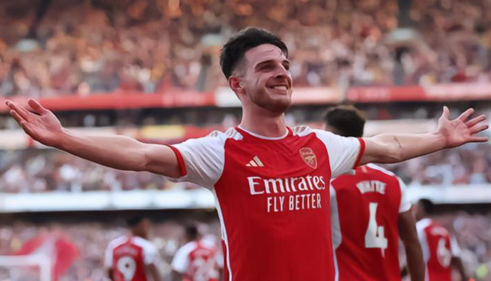 英超第十輪：賴斯頭槌建功助阿森納客勝，評分領(lǐng)跑英超中場