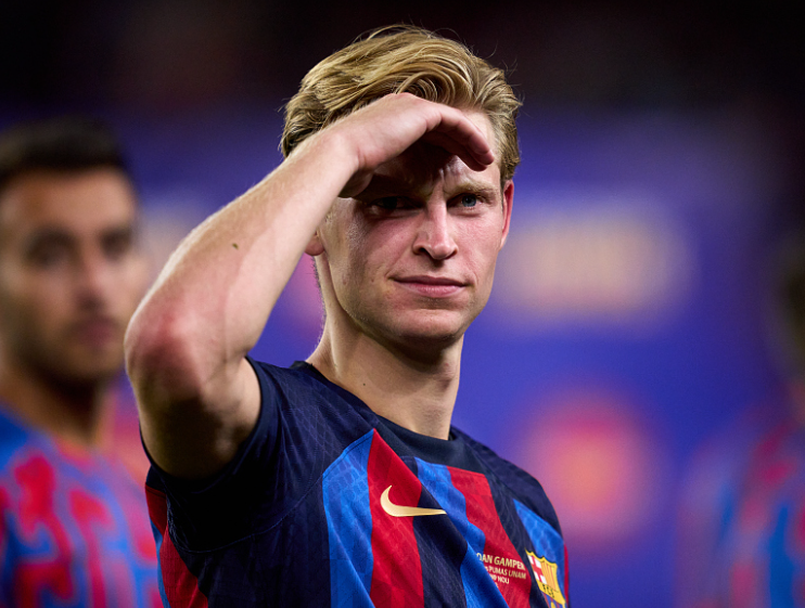 <a href='https://www.m.temos-conference.com/news/tag/284.html' style='color: blue;'>西甲</a>第12輪巴薩客勝塞爾塔，德容紅牌離場(chǎng)后社交媒體表態(tài)